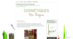 Desktop Screenshot of cosmetiquesnontoxiques.net